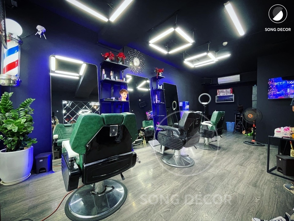 GƯƠNG LED BLUE CHO TIỆM TÓC